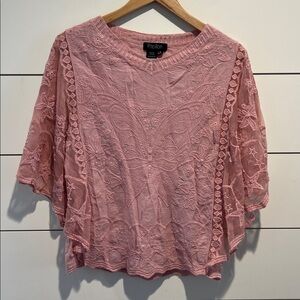 Papillon Pink flowy top